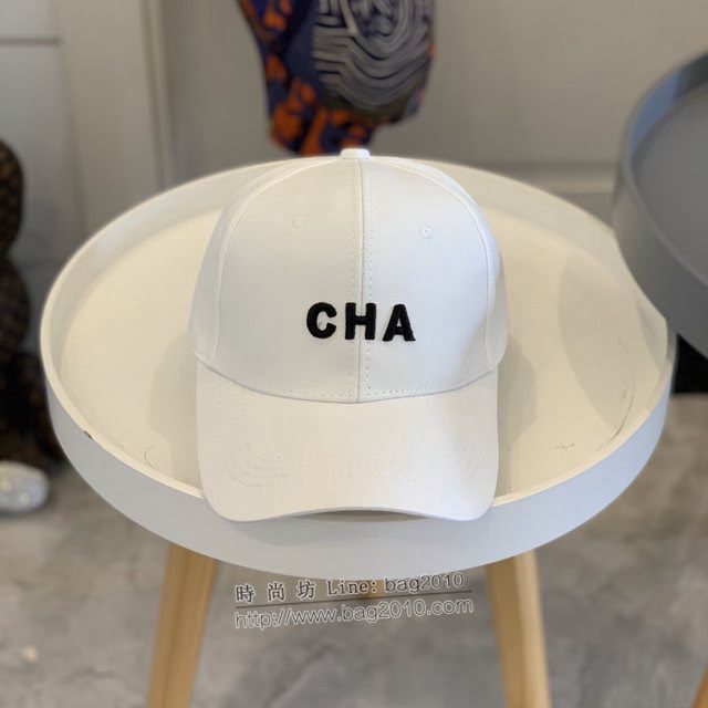 Chanel男女同款帽子 香奈兒新款字母刺繡精品棒球帽鴨舌帽  mm1642